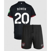 West Ham United Jarrod Bowen #20 Udebane Trøje Børn 2024-25 Kortærmet (+ Korte bukser)